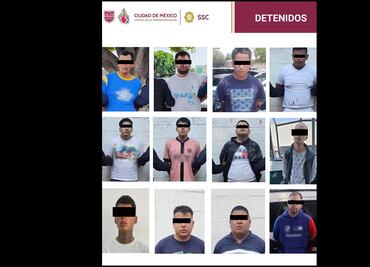 Caen 12 integrantes de grupo delictivo perteneciente a “La Unión Tepito”; se dedicaban a homicidios y venta de narcóticos en la Miguel Hidalgo