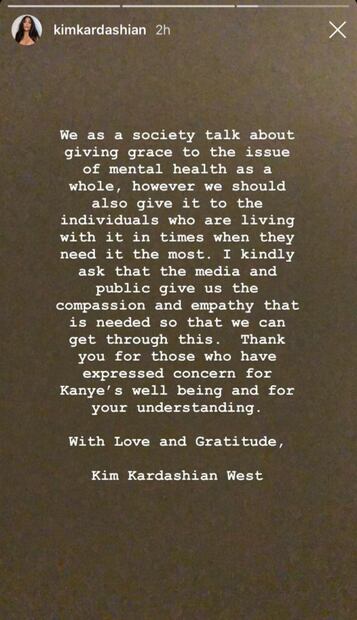 Kim Kardashian rompe el silencio sobre el trastorno bipolar de Kanye West