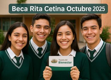 ¿Habrá pago doble de la Beca Rita Cetina 2025 en octubre?