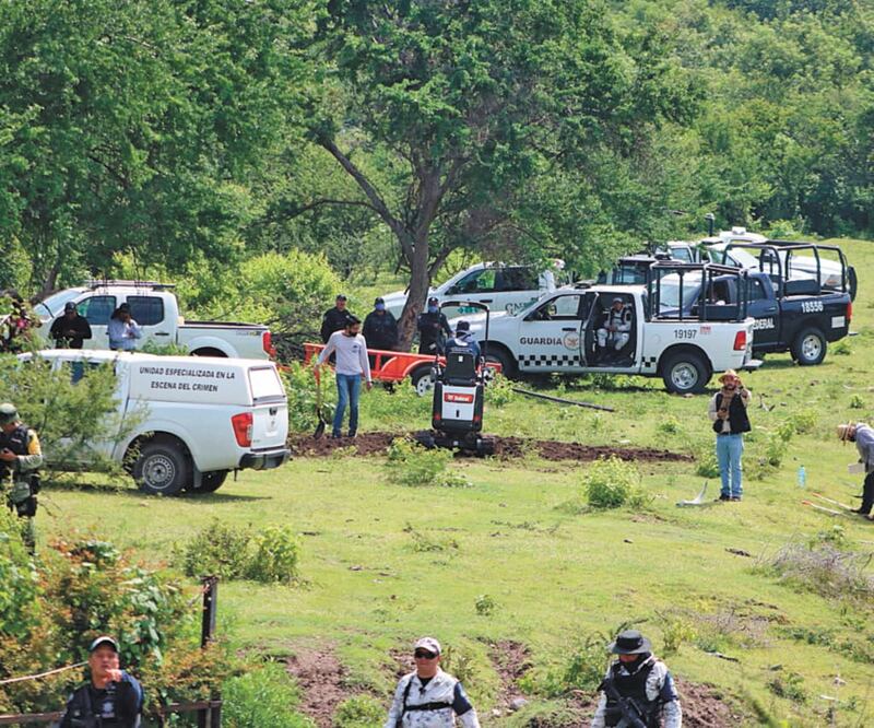 Autoridades intervinieron un predio cercano a un vivero en la carretera Jantetelco-Cuautla. ESPECIAL