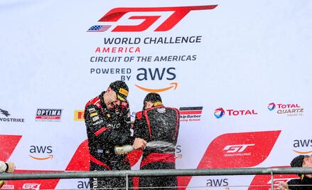 El piloto Martín Fuentes arranca con el pie derecho el GT World Challenge America