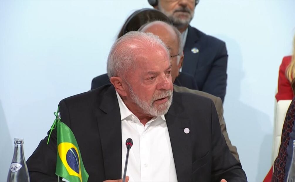 Presidente de Brasil Lula Da Silva durante Cumbre en Defensa de la Democracia. Foto: Salvador Corona/ EL UNIVERSAL