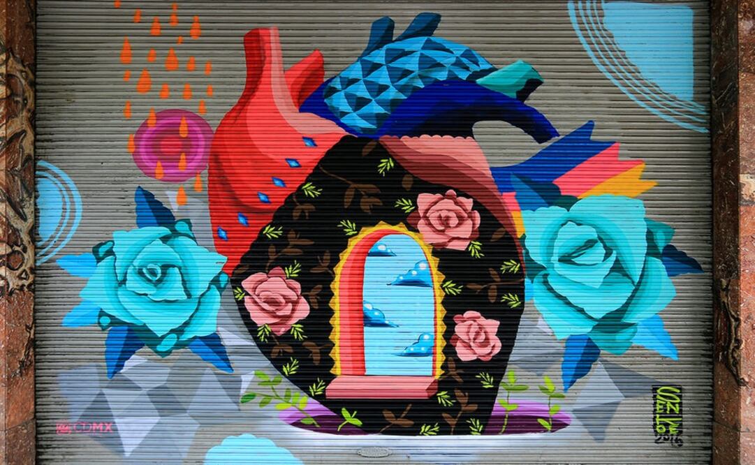 Graffiti outside a store - Photo: Courtesy of Mexico City's government