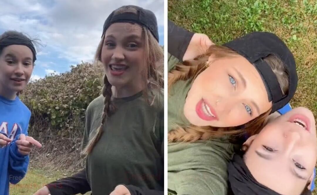 Hunter Nelson adoptó a su hermana de 15 años y legalmente es la madre. FOTO: TikTok @hunterenelson