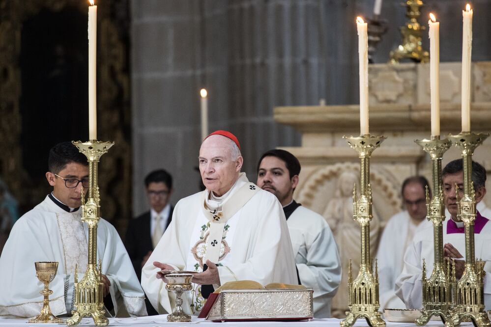 Carlos Aguiar Retes, arzobispo de México. Foto: Archivo