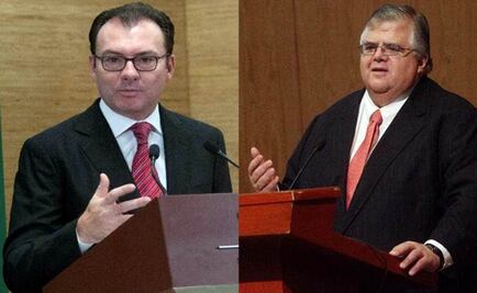 Videgaray y Carstens presentan declaración de intereses