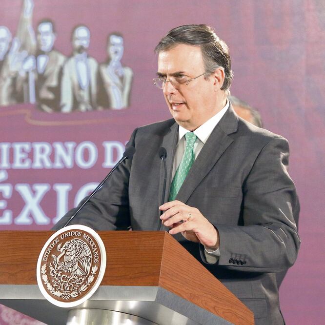 Marcelo Ebrard (SRE) informó que la Cepal presentará el Plan de Desarrollo Integral Sur de México y Centroamérica, el próximo lunes. CARLOS MEJÍA. EL UNIVERSAL
