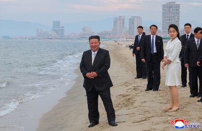 Corea del Norte: el megacomplejo turístico en la playa a punto de estrenar que recorrió Kim Jong-un