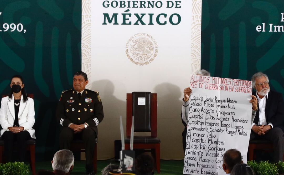 Comisión para el esclarecimiento de las violaciones a derechos humanos en la llamada guerra sucia. Foto: Diego Simón Sánchez / EL UNIVERSAL 