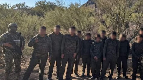 Interceptan en Nogales a 12 migrantes que intentaban cruzar ilegalmente a EU; siete presuntos guías lograron escapar