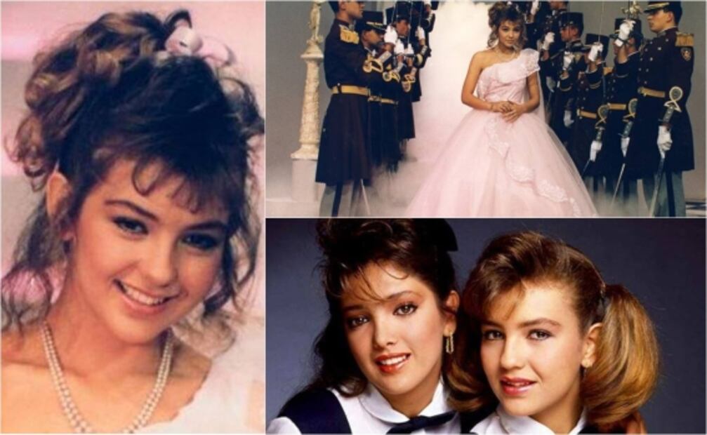 Así lucía Thalía a los 15 años