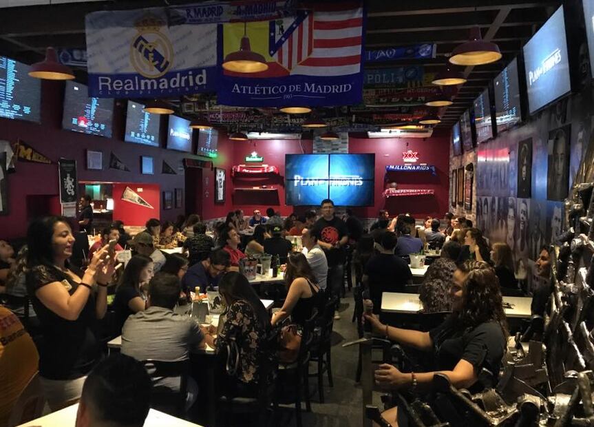 Este Sport Bar es una opción para disfrutar en familia los partidos. Foto: Tabernabeu Sports Bar