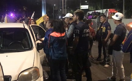 Asi vieron los aficionados de Pumas la final afuera del estadio