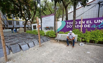 Avanza rehabilitación de Plaza Giordano