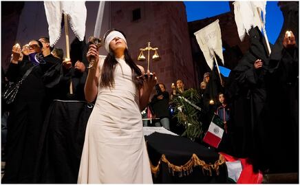 Vestidos de luto, abogados, jueces y magistrados continúan protestas contra Reforma Judicial en los estados