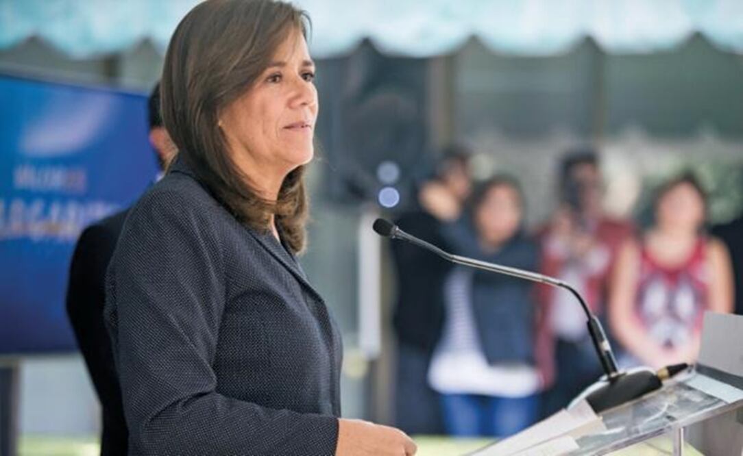 Margarita Zavala during the presentation of her campaign – Photo: Cristopher Rogel Blanquet/EL UNIVERSAL