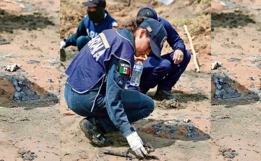 Se ha detectado la presencia de hidrocarburo en localidades que van desde Centla, Tabasco, hasta Playa Bagdad, Tamaulipas; expertos temen por las obligaciones internacionales ante daños en territorio compartido. Foto: Especial