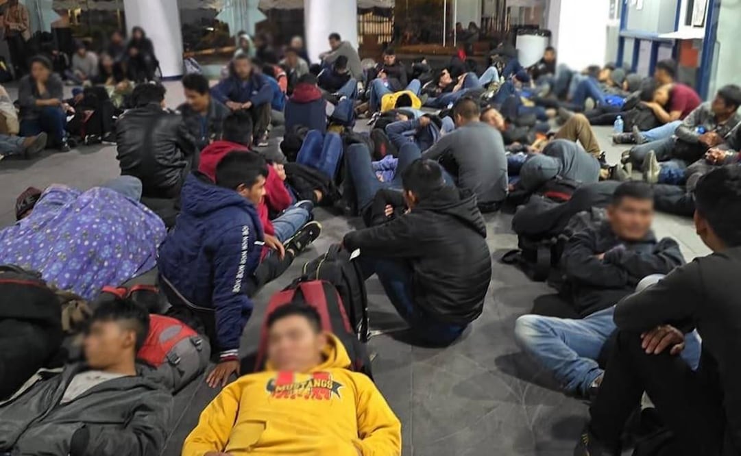 Migrantes rescatados en Veracruz/ Foto: Especial