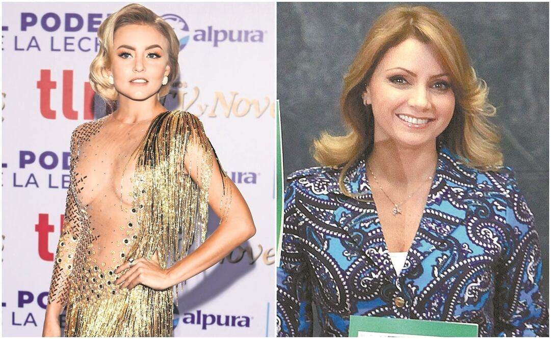 Angelique Boyer y Angélica Rivera. Fotos: Archivo