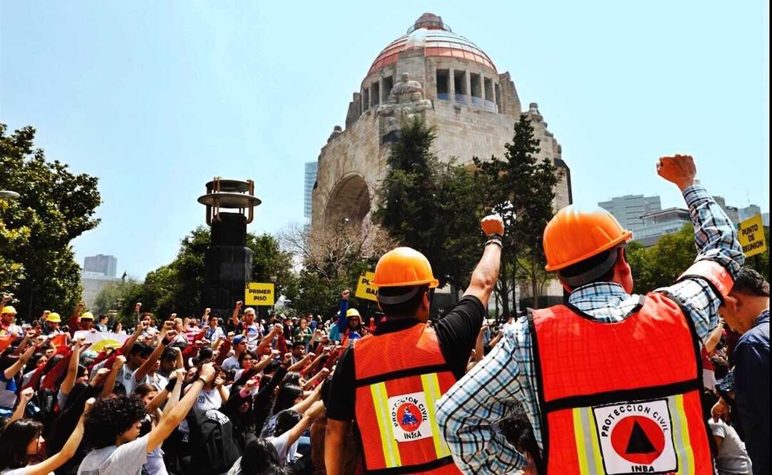 Suspenden primer simulacro de 2022 en CDMX hasta nuevo aviso. Foto: Archivo/EL UNIVERSAL 