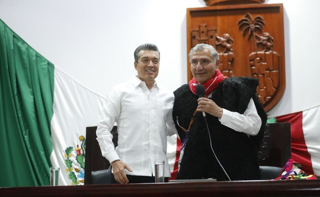 Adán Augusto López acudió al Congreso de Chiapas donde explicó los alcances de la reforma que permitirá a las Fuerzas Armadas permanecer en las calles hasta 2028. Foto: Twitter @adan_augusto