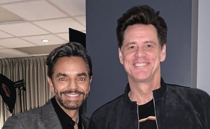 Eugenio Derbez presume foto con Jim Carrey