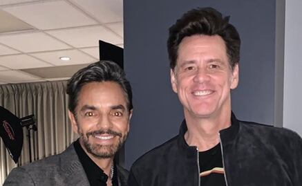 Eugenio Derbez presume foto con Jim Carrey