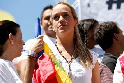 Venezuela: Niega Tintori que exista negociación con Maduro