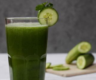 Los beneficios del jugo de pepino