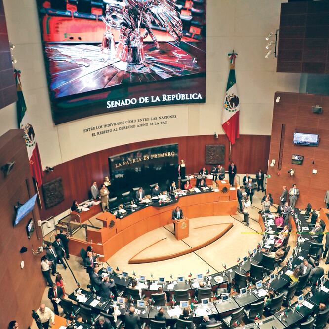 Proceso. En el caso de México, el Senado es la única instancia encargada de la ratificación del T-MEC. ARCHIVO. EL UNIVERSAL