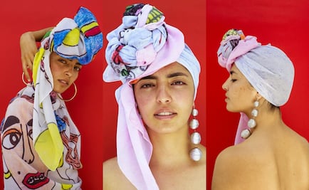 Artista mexicana lanza colección de turbantes que apoya a las mujeres con cáncer