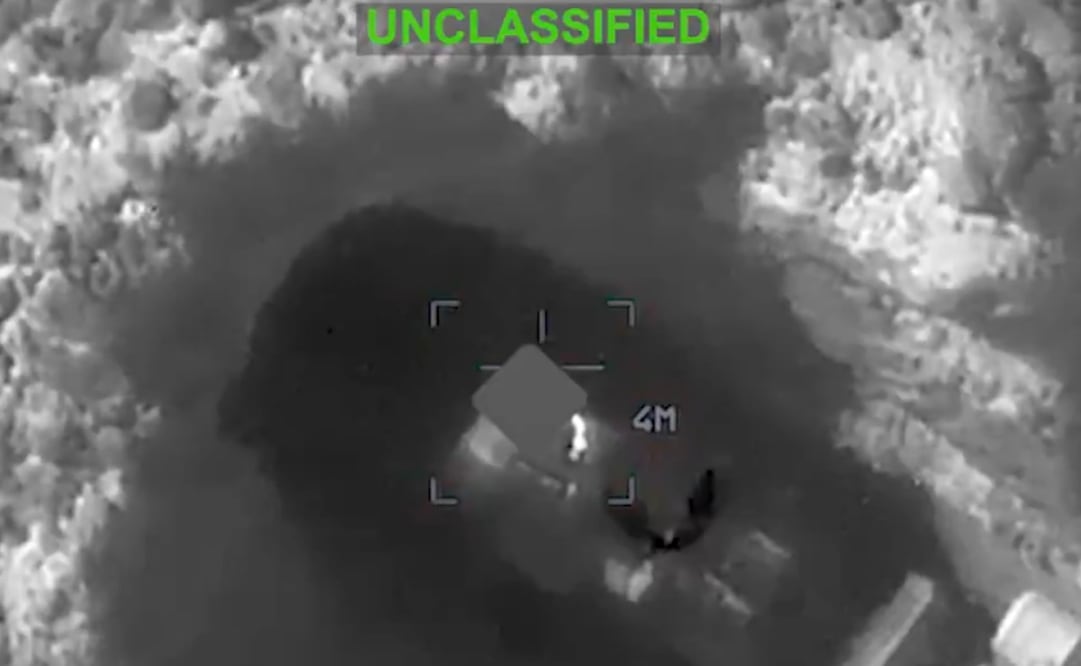 Las fuerzas estadounidenses atacan centros de mando y posiciones de lanzamiento de misiles y drones, según el Pentágono. (20/07/26) Foto: Captura de pantalla