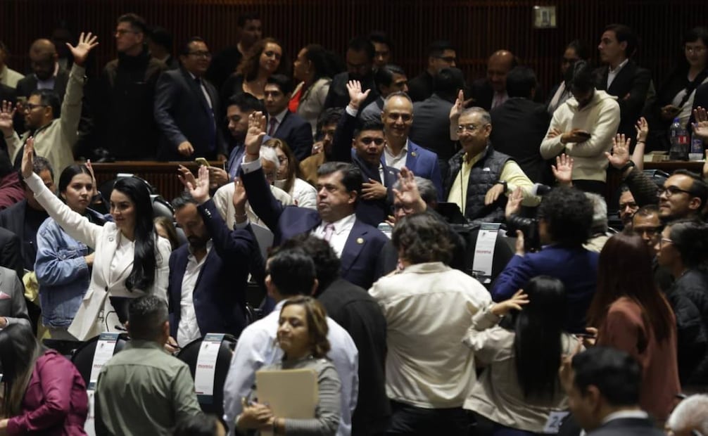 Se aprueba en lo general la Reforma para cambiar la segunda elección judicial a 2028. Foto: Carlos Mejía / EL UNIVERSAL
