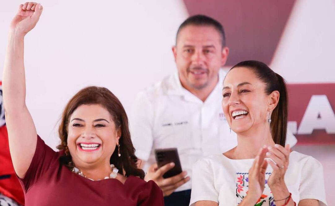 Clara Brugada y Claudia Sheinbaum. Foto: Especial