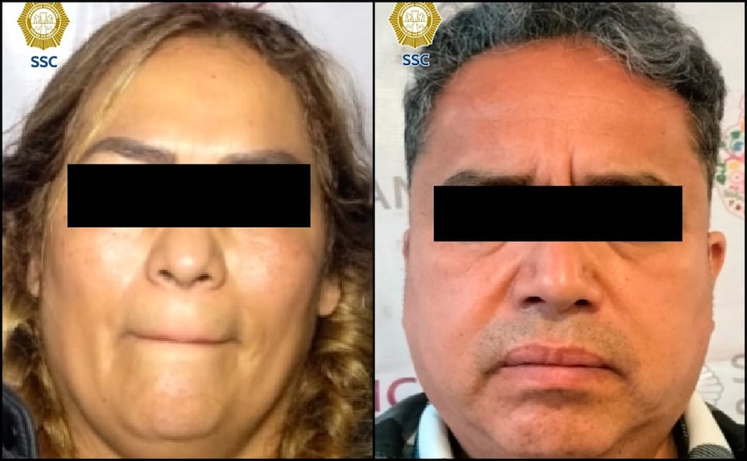 Los dos detenidos ya fueron presentados ante un agente del Ministerio Público para que defina su situación jurídica. Fotos: Secretaría de Seguridad Ciudadana