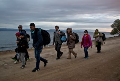 Más de un millón de refugiados llegaron por mar a Europa en 2015