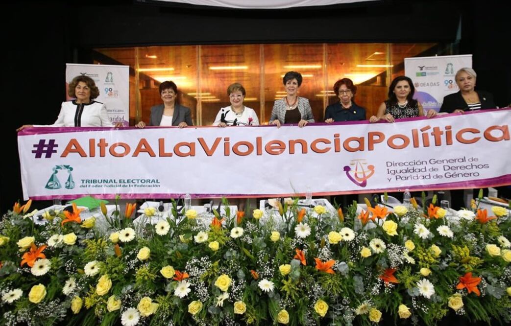 La magistrada presidenta, Janine Madeline Otálora, señaló que las elecciones deben de ser una de las vías para contener la violencia. Foto: Especial