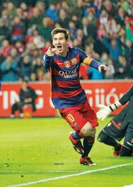 Messi rompe barrera delos 300 goles
