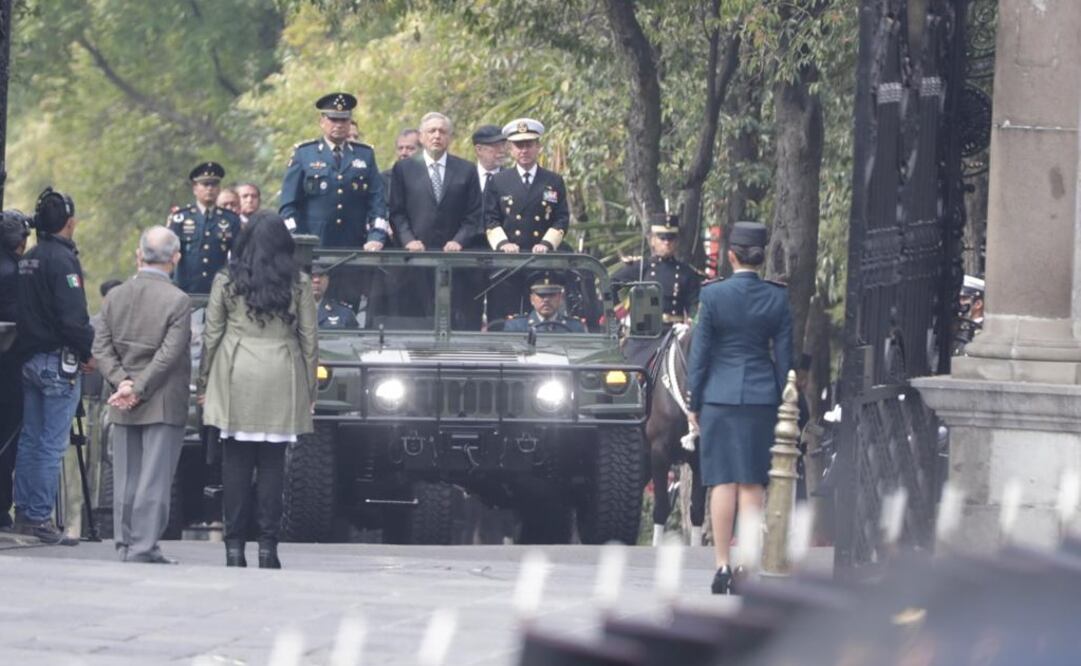 El presidente Andrés Manuel López Obrador en el Castillo de Chapultepec. Foto: Luis Cortés/EL UNIVERSAL