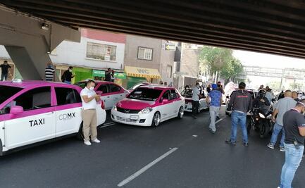 Taxistas marchan al Zócalo; exigen apoyo ante Covid-19