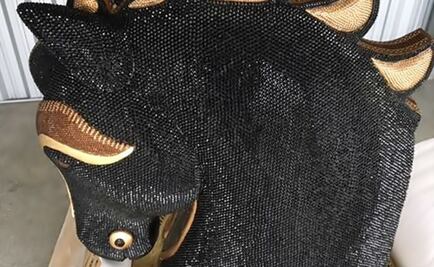 New Zealand finds cocaine hidden in diamond-studded horse head from Mexico