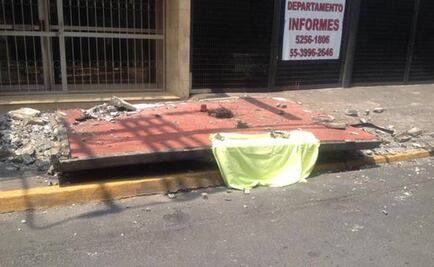 Muere persona al caer loza en Chapultepec