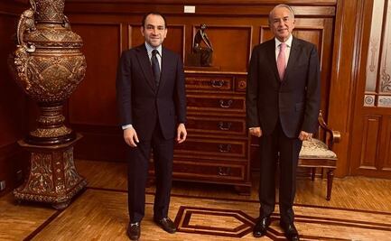 Arturo Herrera se reúne con el nuevo presidente de la Conago en Palacio Nacional