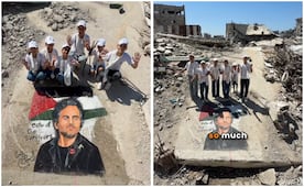 VIDEO: Niños sobrevivientes de Gaza dedican mural a Mark Ruffalo; agradecen el apoyo del actor a Palestina