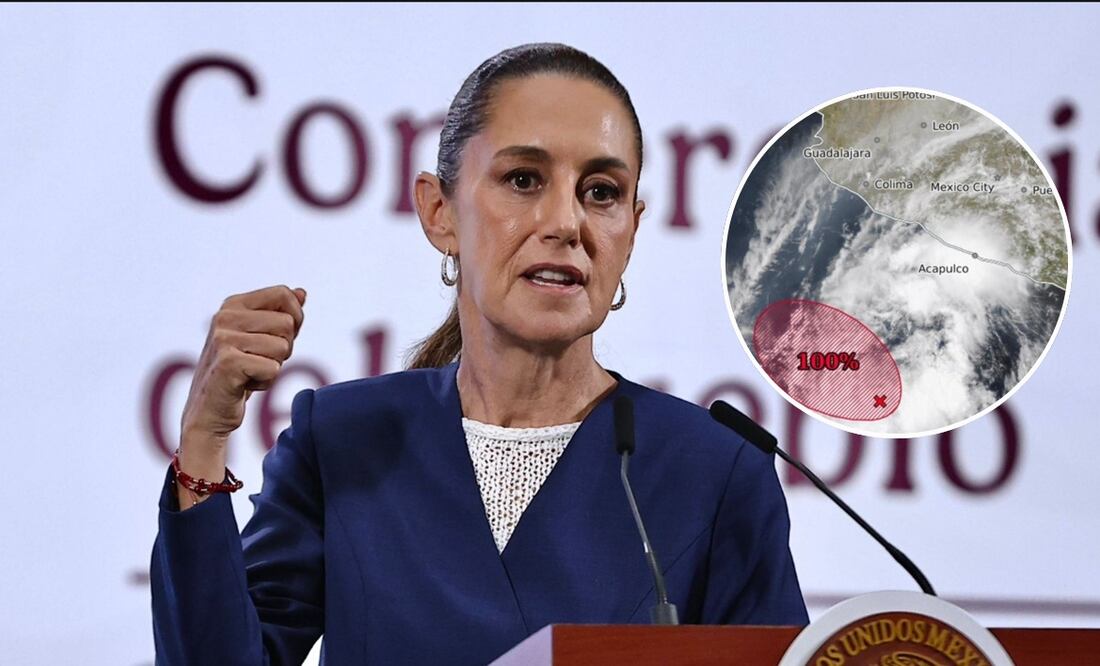 La presidenta Claudia Sheinbaum en la mañanera del 29 de mayo de 2025. Foto: Berenice Fregoso/EL UNIVERSAL