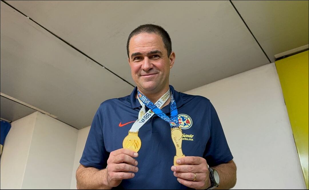 André Jardine festejó el bicampeonato / Foto: Edgar Enríquez - EL UNIVERSAL