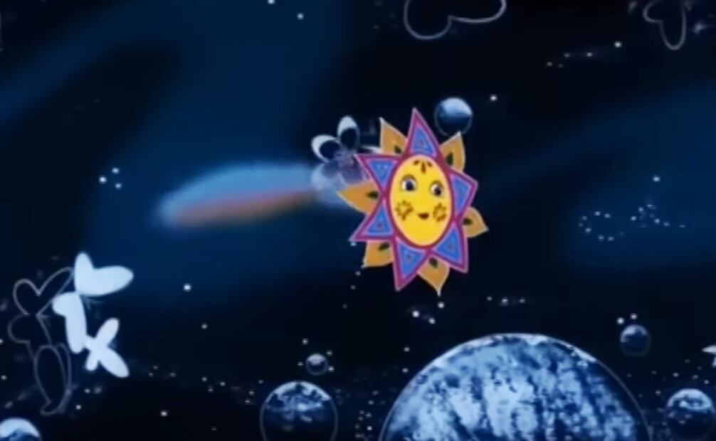 Versión de la Estrella de Belén para “Los tres reyes magos”. La fantasía fue un punto importante en esta cinta animada, además de los cambios en escenarios y vestimenta de algunos personajes para acercarlos a la audiencia infantil nacional. Foto: Captura de pantalla/CFA Ruíz/CONACINE.