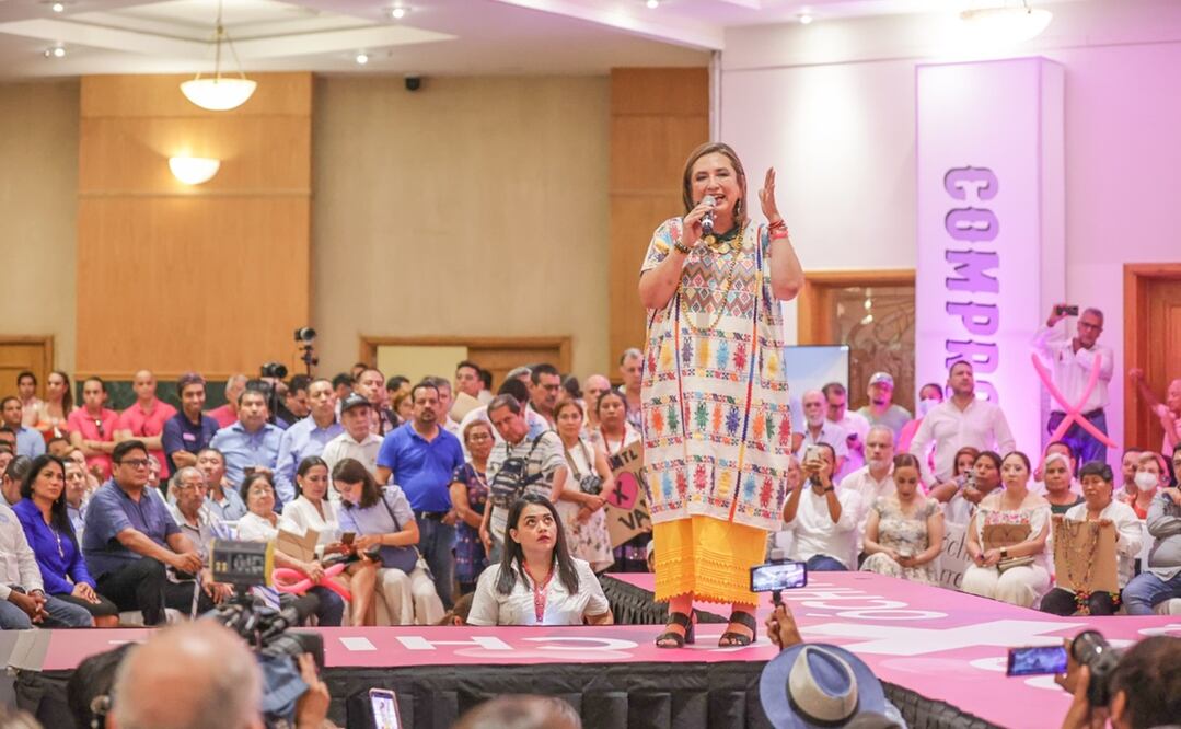 Beatriz Paredes y yo somos buenas amigas, afirmó la virtual coordinadora del Frente Amplio por México, Xóchitl Gálvez Ruiz. Foto: Especial