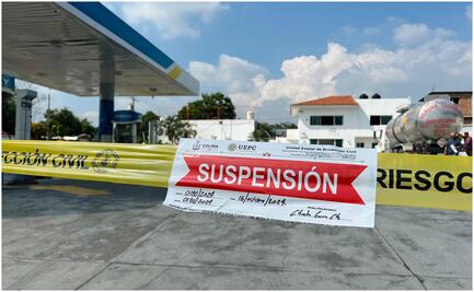 Derrame de combustible en drenaje de municipio de Colima provoca evacuación de viviendas; suspenden servicio en gasolinera