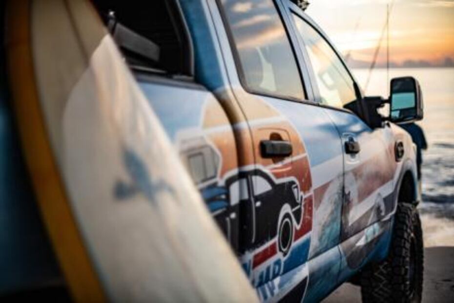 Nissan Titan Surfcamp un auto ideal para un día de playa